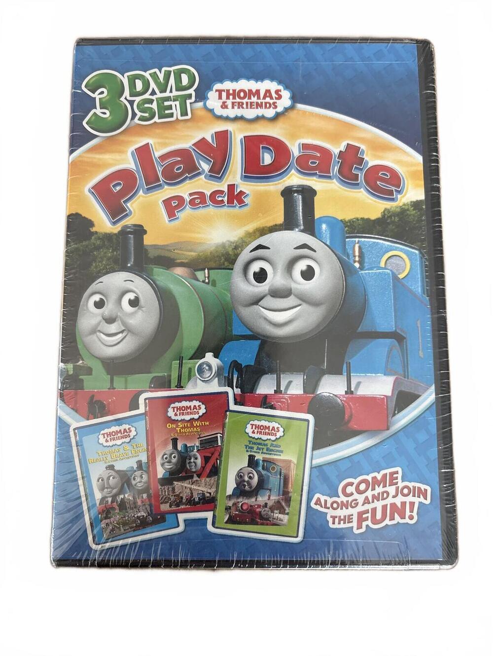 New Vintage Sealed Thomas & Friends Play Date Pack 3 DVD Set